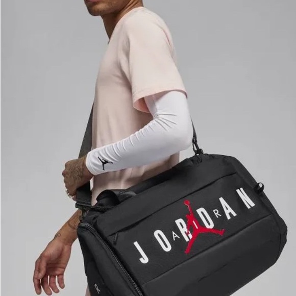 Jordan Black and Red Duffel Bag - Picture 14 of 14